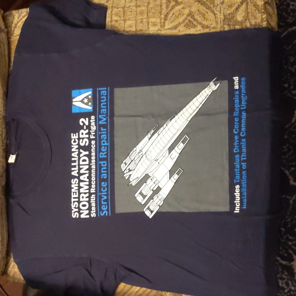 Mass Effect Normandy Video Game t-shirt